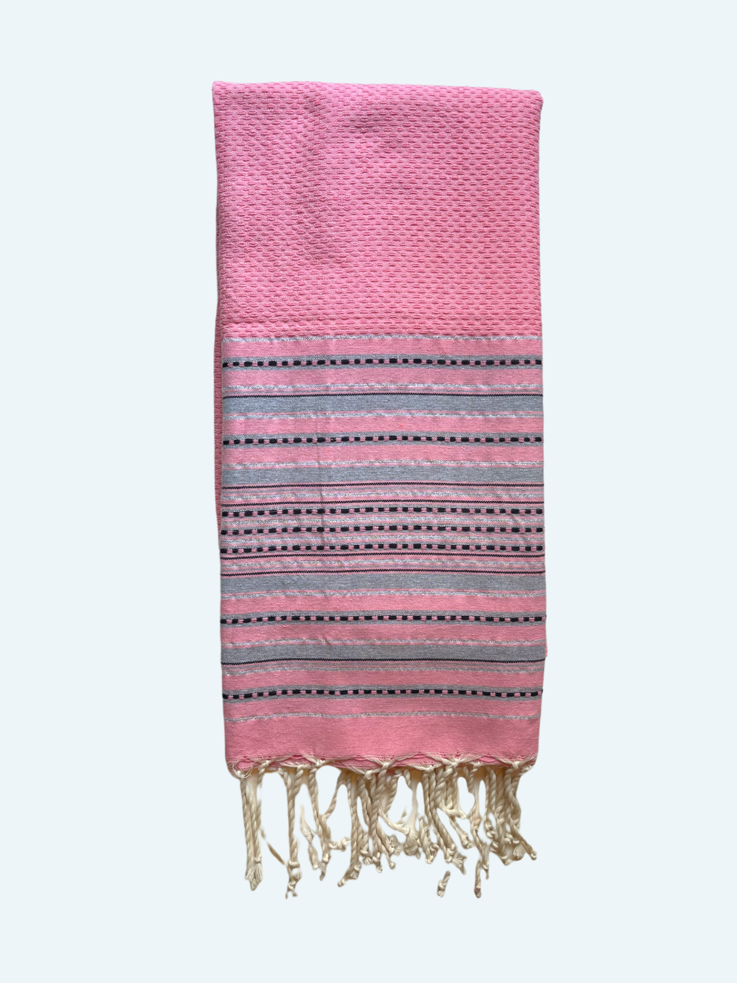 FOUTA ETHNIQUE LUREX ROSE