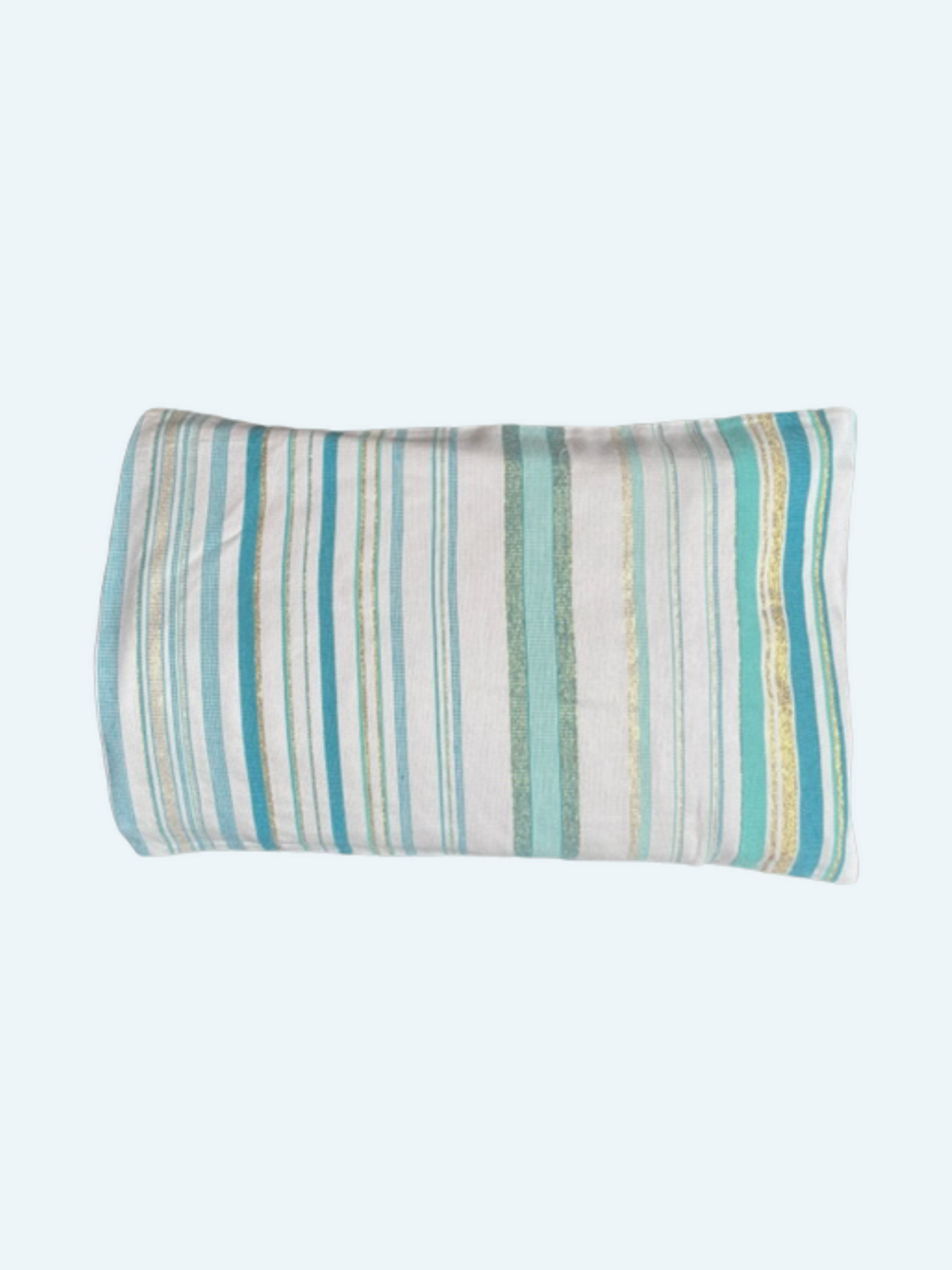 COUSSIN LUREX VERT ET ECRU