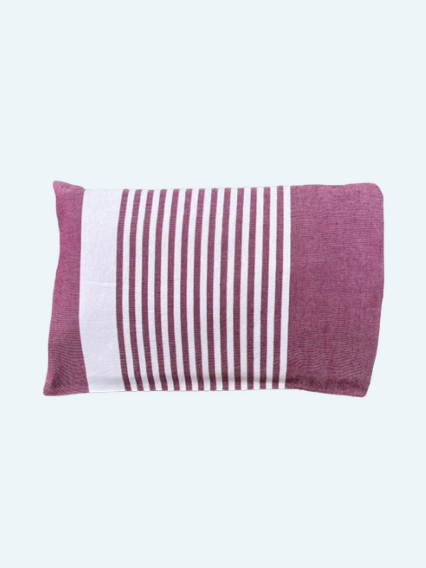 COUSSIN VIOLET ET BLANC